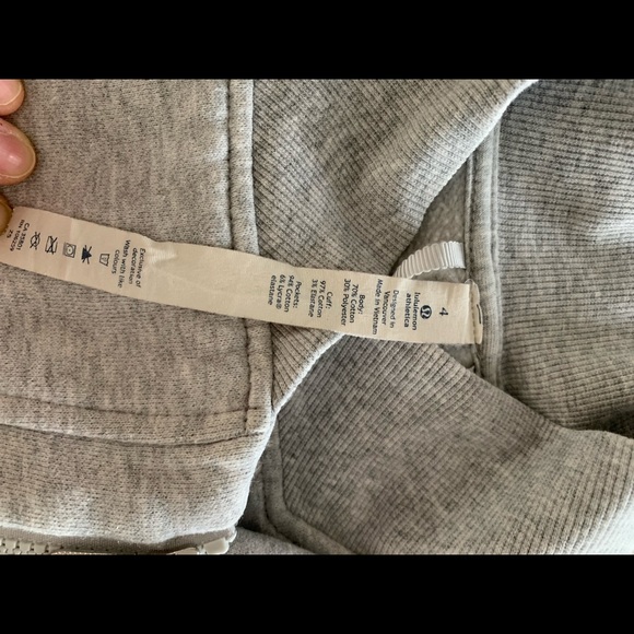 Asymmetric Lululemon zip hoodie - Picture 10 of 15